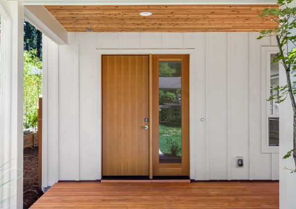 Exterior Door Staining