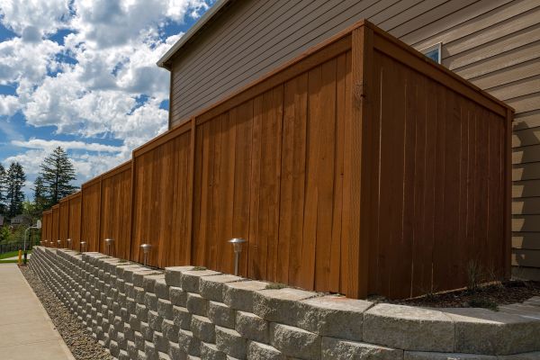 Privacy Fence Staining