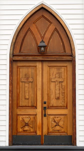 Church Door Refinishing